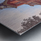 Digital art of Woodburn Hall at WVU in Morgantown Metal print