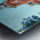 Water color of Woodburn Hall at WVU in Morgantown Metal print