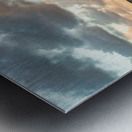 Dawn view of Rickenbacker bridge in Miami Metal print