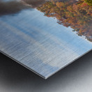 WMRR Steam train powers along railway Metal print