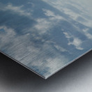 Yellow and green lifeguard station on Miami beach Metal print