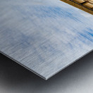 Cloudy day at Santa Ines Mission California Metal print