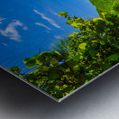 Glorious beach at Anse Marcel on St Martin Impression metal