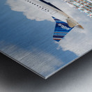 Jet Blue Airplane lands at Princess Juliana airport St Martin Metal print