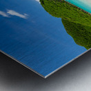 Glorious beach at Anse Marcel on St Martin Metal print