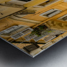 Small empty taverna in Old Town Corfu Impression metal