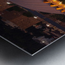 Illuminted Coliseum at WVU at dusk Metal print