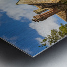 Historic british stately home with walled garden Metal print