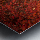 Modern wavy wooden bench in Yards Park Impression metal