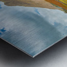 Stone bridge over river by Wastwater Metal print