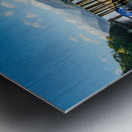 Boats on Derwent Water in Lake District Impression metal