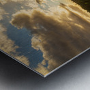 Sunset at Loughrigg Tarn in Lake District Metal print