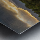 Sunset at Loughrigg Tarn in Lake District Metal print