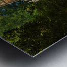 Church and graveyard in Honington Cotswolds Metal print