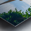 Church and graveyard in Burford in Cotswolds Impression metal