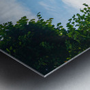 Church and graveyard in Burford Metal print