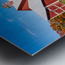 Grandview Farm barn with fall colors in Vermont Impression metal