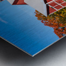 Grandview Farm barn with fall colors in Vermont Metal print