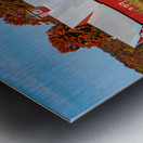 Grandview Farm barn with fall colors in Vermont Impression metal