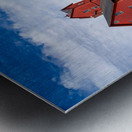 Old Red Mill in Jericho Vermont during the fall Impression metal