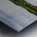 Lake Champlain by Fort Ticonderoga in the fall Metal print