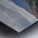  Dramatic sunrise over Cheat River in West Virginia with fall colors Metal print