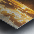 Sunset over Morgantown seen from Coopers Rock Metal print