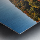  Cheat River panorama in West Virginia with fall colors Metal print