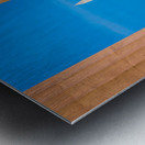 Washington monument reflecting from Jefferson Metal print