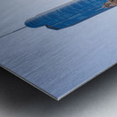 Wrigley building and Trump tower Chicago Impression metal