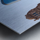 Trump Hotel towers over downtown Chicago Impression metal