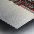 Panorama of Navy Pier in Chicago Metal print