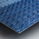 Distinctive hotel between skyscrapers Metal print