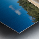 Lumahai Beach Kauai on calm day Impression metal