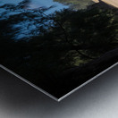 Powerful waves flow onto sand at Lumahai Beach Kauai Impression metal