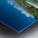 Lumahai Beach Kauai  with rocks Metal print