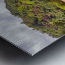 Aerial drone shot of Lumahai Beach  Metal print