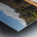 Lumahai beach in Kauai in long exposure Impression metal