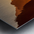 Misty sunset on Na Pali coastline Metal print