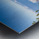 Pilea Trail overlooking Kalalau Valley in Kauai Metal print