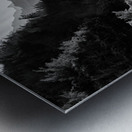 Misty sunset on Na Pali coastline Metal print