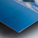 Wide panorama Kalalau Valley in Kauai Impression metal