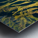Fluted hills on Na Pali coast of Kauai Impression metal