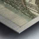 Restored street plan of Pittsburgh PA Metal print