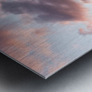 Flag flies in front of Capitol in DC at sunrise Metal print