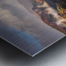 Dramatic rainbow over Waimea Canyon Metal print