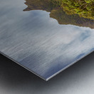 Jagged peaks above Lumahuli gardens Metal print