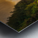 Sunset along Na Pali coast at Kee Beach Metal print