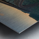 Sunset at the New River Gorge Bridge in West Virginia Metal print