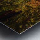 Oil painting of old car in Colonia del Sacramento Metal print